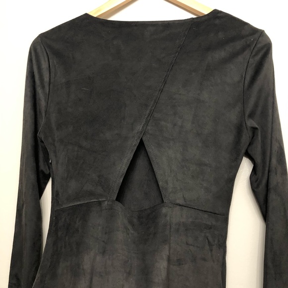 Jack by BB Dakota Black Suede Dress - Picture 5 of 8